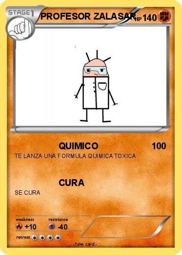 Pokemon PROFESOR ZALASAR