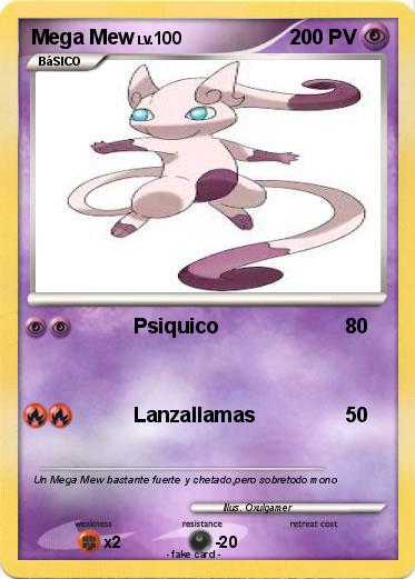Pokemon Mega Mew