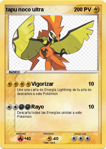 Pokemon tapu noco ultra