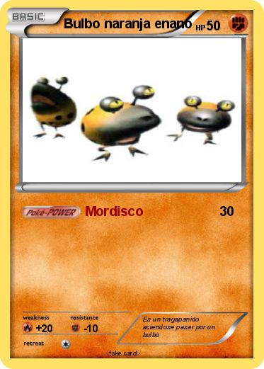 Pokemon Bulbo naranja enano