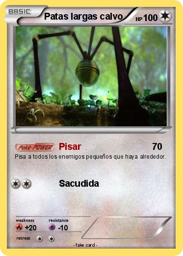 Pokemon Patas largas calvo