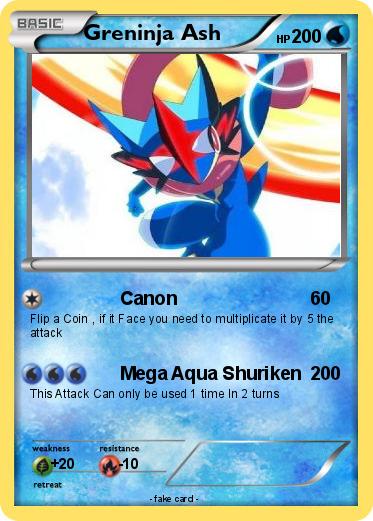Pokemon Greninja Ash