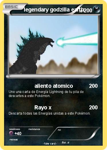 Pokemon legendary godzilla earth