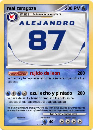 Pokemon real zaragoza