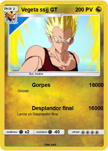 Pokemon Vegeta ssjj GT