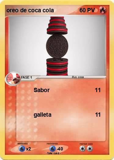 Pokemon oreo de coca cola