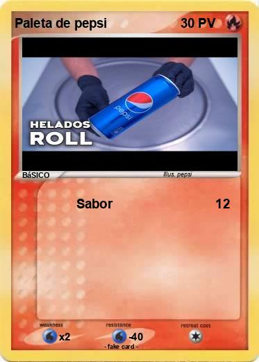 Pokemon Paleta de pepsi