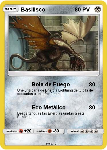 Pokemon Basilisco