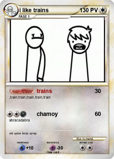 Pokemon i like trains