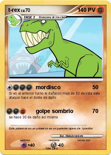 Pokemon t-rex