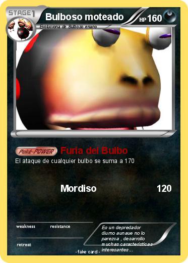 Pokemon Bulboso moteado