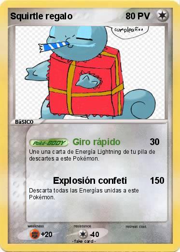 Pokemon Squirtle regalo