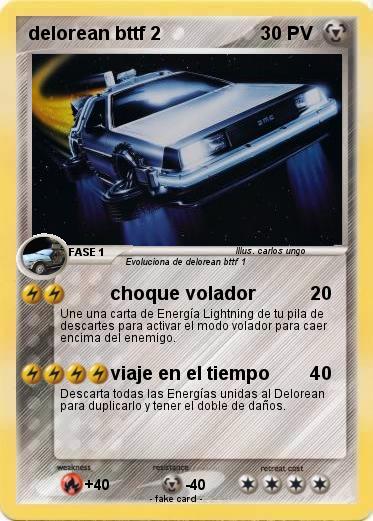 Pokemon delorean bttf 2