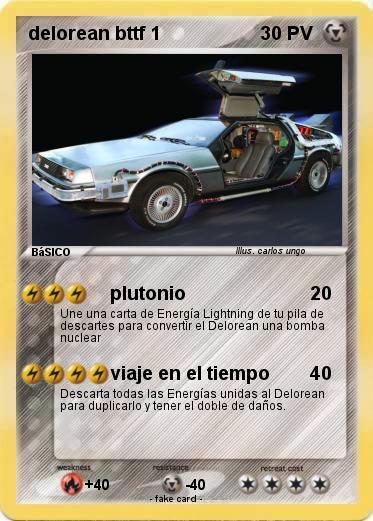Pokemon delorean bttf 1