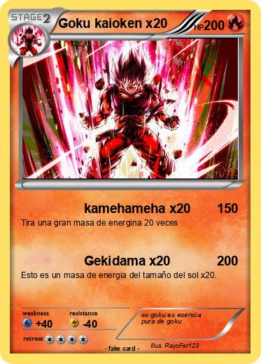 Pokemon Goku kaioken x20