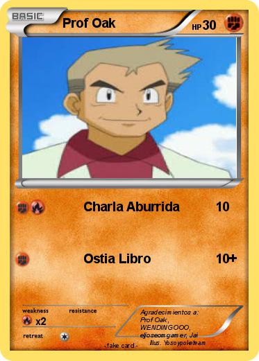 Pokemon Prof Oak
