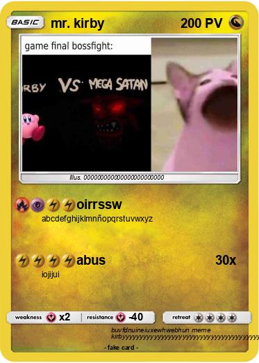 Pokemon mr. kirby