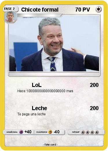 Pokemon Chicote formal