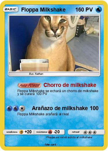 Pokemon Floppa Milkshake
