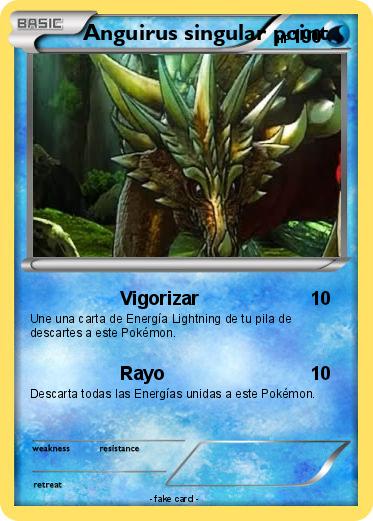 Pokemon Anguirus singular point