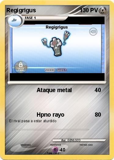 Pokemon Regigrigus