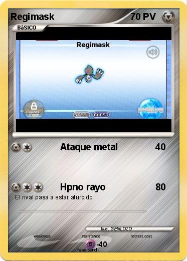 Pokemon Regimask