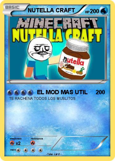 Pokemon NUTELLA CRAFT