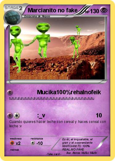 Pokemon Marcianito no fake