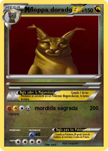 Pokemon floppa dorado