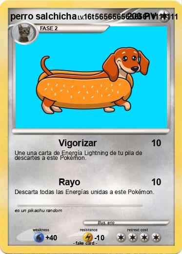 Pokemon perro salchicha