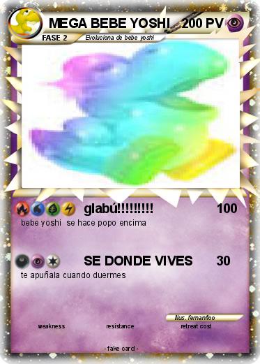 Pokemon MEGA BEBE YOSHI