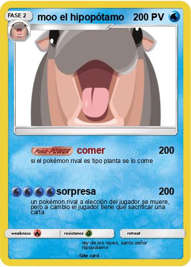 Pokemon moo el hipopótamo