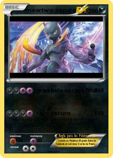 Pokemon mewtwo oscuro