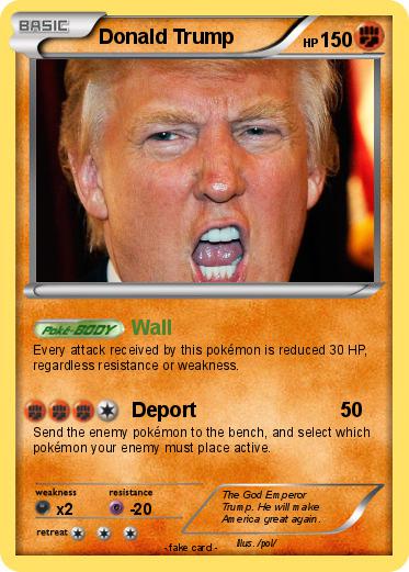 Pokemon Donald Trump