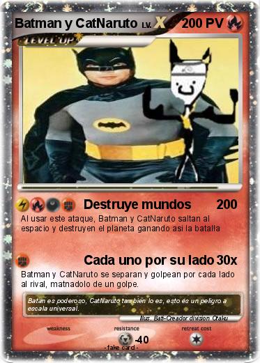 Pokemon Batman y CatNaruto