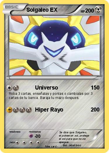 Pokemon Solgaleo EX
