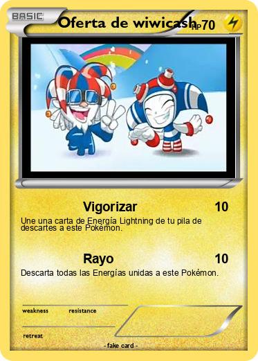 Pokemon Oferta de wiwicash