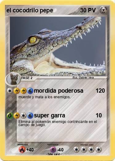 Pokemon el cocodrilo pepe