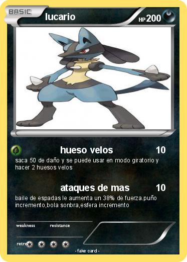 Pokemon lucario