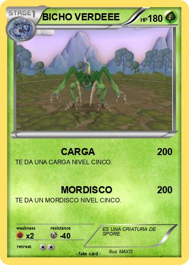 Pokemon BICHO VERDEEE