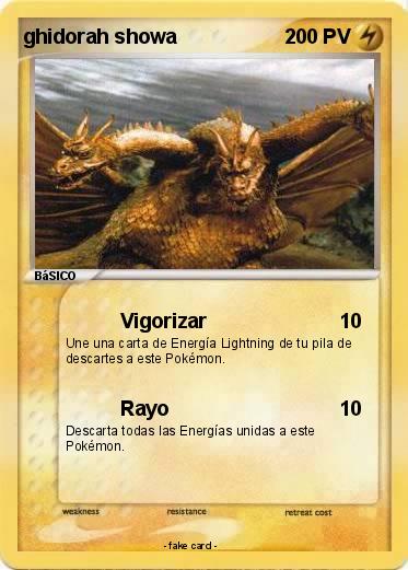 Pokemon ghidorah showa