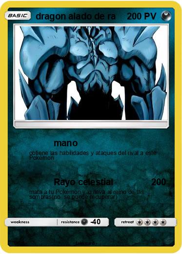 Pokemon dragon alado de ra