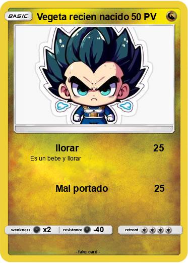 Pokemon Vegeta recien nacido