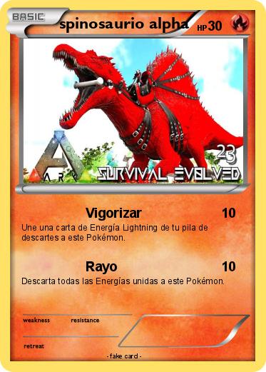 Pokemon spinosaurio alpha