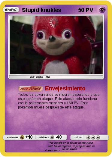 Pokemon Stupid knukles