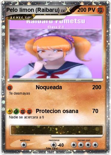 Pokemon Pelo limon (Raibaru)