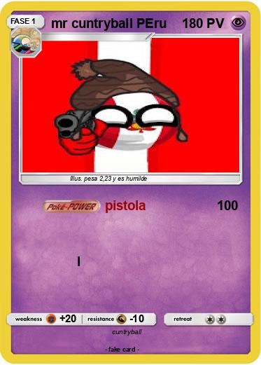 Pokemon mr cuntryball PEru