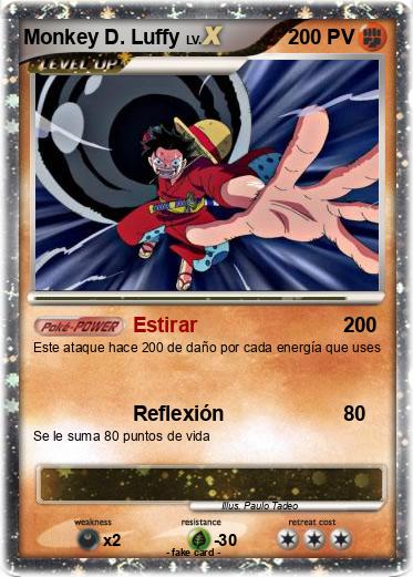 Pokemon Monkey D. Luffy