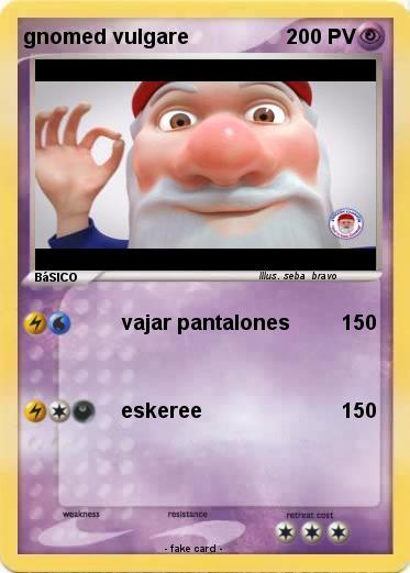 Pokemon gnomed vulgare