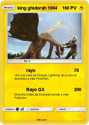Pokemon king ghidorah 1964